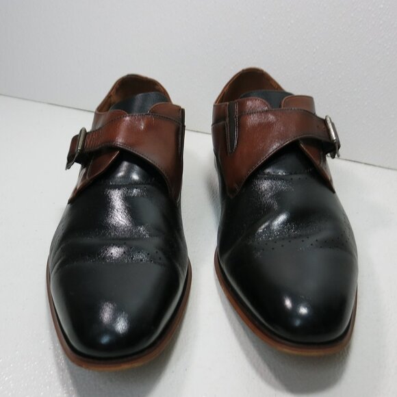 Stacy Adams Monk Strap Leather Dress Oxfords Formal Footwear Men's Shoes 15 M - Picture 5 of 7